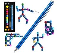 Aionly Stylo magnétique Fidget - Stylo à bille magnétique de décompression - Cadeau d'anniversaire pour homme et adolescent - Cadeau de Noël pour adolescents, garçons et filles - Gadgets uniques et