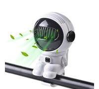 Aionly Ventilateur de landau à clipser sur la poussette, mini ventilateur portable rechargeable par USB, 5000 mAh, alimenté par batterie, amovible, essentiel des vacances de bébé, ventilateur pour lit