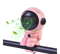 Aionly Ventilateur de landau à clipser sur la poussette, mini ventilateur portable rechargeable par USB, 5000 mAh, alimenté par batterie, amovible, essentiel des vacances de bébé, ventilateur pour lit