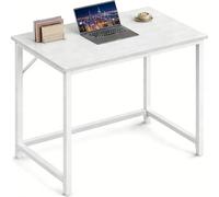 Aiorber Petits Bureau D'ordinateur, 100x50cm Bureau Informatique Table D'Étude Table D'Écriture pour Ordinateur, Chambre, Blanc
