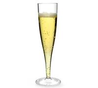 AIOS Lot de 10 flûtes à prosecco en plastique réutilisables Capacité 160 ml