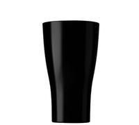 AIOS Tritan Lot de 6 gobelets en plastique | Pratiquement incassables et lavables au lave-vaisselle | Capacité de 380 ml | Idéal pour toutes les occasions | Sans BPA, fabriqués au Royaume-Uni (6, noir