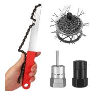 AIOUHMYM 3 en 1 Outil Velo, Outil de Démontage de Roue Libre pour Vélo, Derive Chaine Velos, Demonte Chaine Velo, Outils de Démontage de Boîtier de Pédalier pour 7, 8, 9, 10, 11 Vitesses