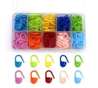 AIOUNIYA Marqueur Crochet Marqueurs de Mailles Marqueur Trico 10 Couleurs avec Boîte Pour Tricoter, Crocheter ou Loisirs Créatifs (120 Pièces)