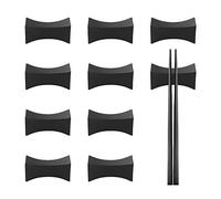 Aipaide Porte-Baguettes 10pcs Support de Baguettes en Polymère de Fibre de Verre Plateau de Baguettes Repose-Baguettes pour Cuillère Fourchette Support de Décoration de la Table