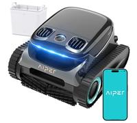 AIPER Scuba S1 Pro Robot piscine sol et mur avec système de nettoyage horizontal et navigation intelligente, autonomie de 180 minutes, aspirateur de piscine, idéal pour piscines encastrées jusqu'à 200