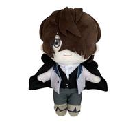 AIPILEI Coussin rembourré doux avec personnage de l'anime Bungo Stray Dogs Edgar Allan Poe/Oda Sakunosuke - 20 cm - Personnage mignon - Décoration d'intérieur et de canapé pour les fans (Edgar Allan
