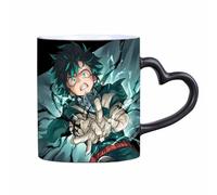 AIPILEI My Hero Academia Tasse magique Anime MHA sensible à la chaleur, tasse à changement de couleur MHA, tasse à café et thé en céramique, cadeau créatif pour Noël et anniversaire (type 5,