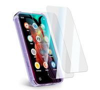 Aippdo Étui et protecteur d'écran en verre trempé pour lecteur MP3 innioasis G1 G3 2 en 1, Housse TPU transparente, Anti-rayures, Absorption des chocs, Dureté 9H, HD clair, Lot de 2