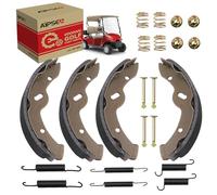 AIPSET Mâchoires de frein et kit de ressort pour chariot de golf compatibles avec EZGO TXT & Medalist 1997-2008, Workhorse 1997-2012, Yamaha G14, G16, G19 1995-2002, remplace OEM # 27943G01, 70794G01