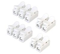 Aiqeer 90 Pièces Set de Connecteurs à Ressort, Connecteur Fil Ressort Rapide, Terminal Rapide Autobloquant, Type Presse le Connecteur de Câble Rapide, Bornier de Connecteur de Fil (CH2 / CH3)