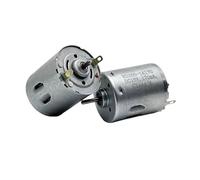 AIQFTGSNS RS-365SH-14170 Démarreur électronique DC 6 V - 24 V 10300 RPM Double arbre de 2,3 mm Brosse de carbone Démarreur électronique pour aspirateur robot balayeuse jouet AIQFTGSNS