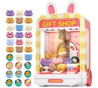Aiqi Candy Grabber, Machine à Pinces pour Enfants Sons et lumières, Machine à Griffes pour Enfants avec 20 Peluches et 10 Mini Jouets, Machine à Pince Jouet pour fêtes et Cadeaux d'anniversaire