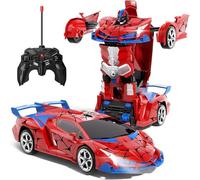 Aiqi Voiture Telecommandé Enfant 3 4 5 6 7+Ans, 2 en 1 Transformable Radiocommande Voiture RC Spider Robots, Jouet Garçon Fille Enfant de 3 à 12 Ans, Cadeau Noel pour Enfants, Cadeaux d'anniversaire