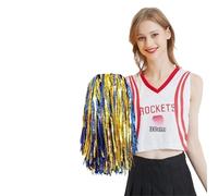 AIQIJOHI Pompons De Cheerleading Pom Poms de Jeu Multicolores for Animaux Compagnie, 30cm, Accessoires Pom-Pom Girl, Boule Joie, fête Danse