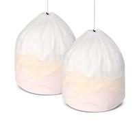 AiQInu 2 Pièces Filet a Linge, 50 x 60cm Sac à Linge avec Cordon de Serrage, Filet Linge Machine a Laver, Sac de Lavage Réutilisable en Maille, Filet de Lavage Fin pour Machine à Laver