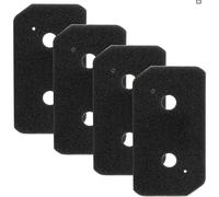 AiQInu 2 Pièces Filtres pour Miele T1 9164761Sèche-linge à Pompe à chaleur, Filtre Seche Linge, Mousse Fine/Grossière 20,7 x 15,7 x 3 cm, Accessoire pour Miele T1 Sèche-linge