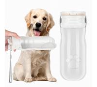 AiQInu 520ml Gourde pour Chien, Pliable à 180° & étanche, Gourde Portable avec Filtre, monopousseur, Grande capacité, Bouteille de Voyage pour Petits Chiens, Chats & Animaux - Randonnée & Plein Air