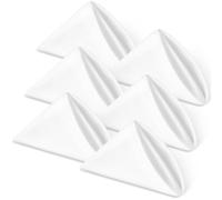 AiQInu 6 Serviettes de Table en Tissu, 100% Coton 40x40cm Lavables et réutilisables, Serviettes de Table en Tissu Doux pour Les fêtes, Les Mariage