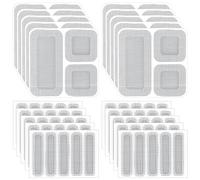 AiQInu 80pcs Kit de Réparation de Moustiquaires,Patch Repare Moustiquaire Réparation De Fenêtre,Ruban Adhésif de Moustiquaires de Fenêtre,20 Feuilles
