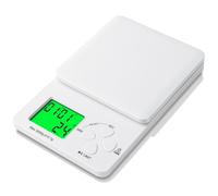 AiQInu Balance de Cuisine Numérique avec Minuterie, 3kg/0.1g Balance à Café Haute Précision, Kitchen Scale avec Affichage LED, Multifonction Balance Alimentaire Magnétique pour Cuisine