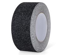 AiQInu Bande Antidérapante Escaliers, 5CM x 10M Bande Antidérapante Adhésive pour Escaliers, Friction, Abrasif pour les Sécurité, Escabeau, Intérieur, Extérieur, Noir