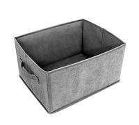 AiQInu Boite Rangement Vetement 36×30×20CM, Boite Rangement Tissu Extra Large Pliables, en Feuille de PE Rigide,Rangement Dressing Organisateur pour Ranger Sous-vètements, Soutien-Gorges, Cravates