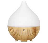 AiQInu Diffuseur d'Huile Essentielle, 160ml Ultrasonique Diffuseur Huiles Essentielles Electrique, 7 Couleurs LED Humidificateur d'air, Arrêt Automatique pour Chambre, Spa, Yoga, Massage