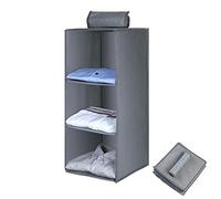 AiQInu Étagère de penderie à Suspendre, Organisateur de Placard de Rangement Suspendu avec 3 Compartiments, Organisateur Suspendu Pliable et Gain de Place Système de Rangement