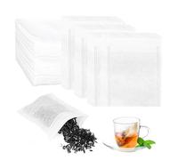 AiQInu Filtre à Thé Papier, Sachet The a Remplir Jetable 300Pcs, Sachets de Thé Tissu