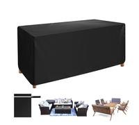 AiQInu Housse Salon de Jardin 180x120x74cm, Noir