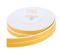 AiQInu Joint Fenetre Isolation, Joint De Porte D'Entrée, 2 Rouleaux 12mm x 3mm x 5m | Ignifuge | Isolation Thermique Et Acoustique