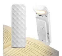 AIQInu Lampe de Lecture USB, 3 Couleurs et 5 Niveaux, Liseuse LED Rechargeable, Blanc