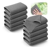 AiQInu Lot de 10 Chiffon de Nettoyage Microfibre, Torchons Serviette Microfibre Chiffons de Nettoyage épaissi 30x30cm, pour Voiture, Cuisine et fenêtre
