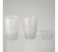 AiQInu Lot de 24 Barquettes Alimentaires Réutilisables, 8 Oz (237 ml) avec Couvercle, Hermétiques, Allant au Congélateur et Micro-ondes, Sans BPA, pour Meal Prep, Conservation des Aliments