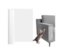 AiQInu Protection Canape Chat Anti Griffe 30cm x 3m, Anti Griffe Sticker Transparent Autocollant Rouleau de Protection, Protege Canape Griffe Chat pour Meubles Porte MurTapis Comptoirs
