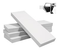 AiQInu Protection Portiere Voiture 30cm x 10cm x 2cm, 4 Pièces Autoadhésive Mousse Protection Garage Antichoc pour Garages, Parkings Intérieurs