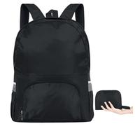AiQInu Sac à Dos Pliable Ultra Léger, Sac à Dos de Randonnée Imperméable Unisexe Sac à Dos de Jour en Plein Air pour le Voyage, le Camping et l'extérieur, Promenade Quotidienne, Cyclisme
