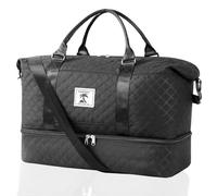 AiQInu Sac de Voyage 42L,avec Compartiment à Chaussures 57X32X23CM, Imperméable Pliable pour Course Weekend Femme Hommes, Cabine Avion, Hôpital