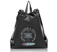 AiQInu Sacs de Sport à Cordon, Gym Sac a Dos Imperméable Bretelles larges et Réglables, pour Homme Femme Sac de Sport pour Voyage Camping Gym Natation Plage Piscine