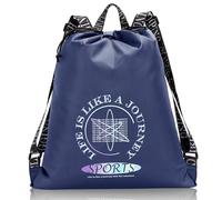 AiQInu Sacs de Sport à Cordon, Gym Sac a Dos Imperméable Bretelles larges et Réglables, pour Homme Femme Sac de Sport pour Voyage Camping Gym Natation Plage Piscine