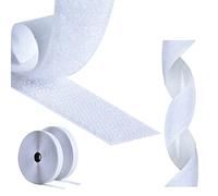 AiQInu Scratch Autocollant Double Face,5m Bande Scratch Adhésif Bande Agrippantes Adhésives Autocollant,20mm Adhésives puissant Hook Loop Rubans pour Ménage,Bricolage Et l'artisanat