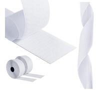 AiQInu Scratch Autocollant Double Face,5m Bande Scratch Adhésif Bande Agrippantes Adhésives Autocollant, 5cm Adhésives puissant Hook Loop Rubans pour Ménage,Bricolage Et l'artisanat