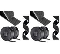 AiQInu Scratch Autocollant Double Face, 5M x 30mm Bande Agrippantes AdhéSives, Bande Scratch AdhéSive Autocollant, Rubans AdhéSifs Pour MéNage Bricolage Et L'Artisanat (Lot de 2)