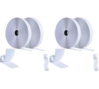 AiQInu Scratch Autocollant Double Face, 5m X20mm Ruban Scratch AdhéSif, Agrippantes AdhéSives Autocollant, AdhéSives Puissant Hook Loop Rubans Pour MéNage,Bricolage Et L'Artisanat (Lot de 2)