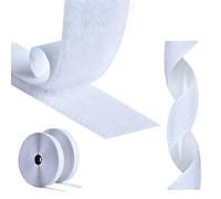 AiQInu Scratch Autocollant Double Face,8m Bande Scratch Adhésif Bande Agrippantes Adhésives Autocollant,30mm Adhésives puissant Hook Loop Rubans pour Ménage,Bricolage Et l'artisanat