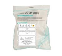 AiQInu Securite Fenetre Enfant Montage par collage ou perçage, Protection Bloque Fenetre Enfant, Serrure Frigo pour Enfants Avec 4 Clés, Convient Pour Réfrigérateur, Lave-Linge, Armoire, FenêTre(4PCS)