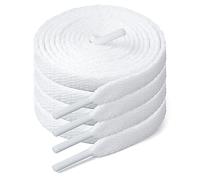 AiQInu, Shoelace-White-2 pairs Mixte, Blanc, 120