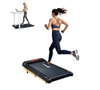AiQInu Tapis De Marche Course Silencieux Inclinable 5% avec TéLéCommande éCran LED Et Bluetooth Adapté à Une Utilisation Domicile Au Bureau 2-6 Km/H 2.5 CV