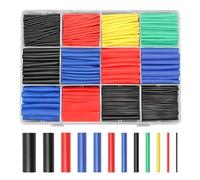 AiQInu Thermorétractable Tube, 560 pièces Gaine Thermoretractable, 2:1 Gaine Thermo, Gaine Thermorétractable Etanche, Manchon Thermoretractable, Isolation Electrique Tube